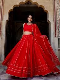 Lehenga- Red 